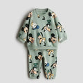 Toddler Suits Cartoon Sweatshirts+Pants Two Piece Set Long Sleeve Outfits Fashion Cartoon Printed Hoodies Sweatpants Outer Wear