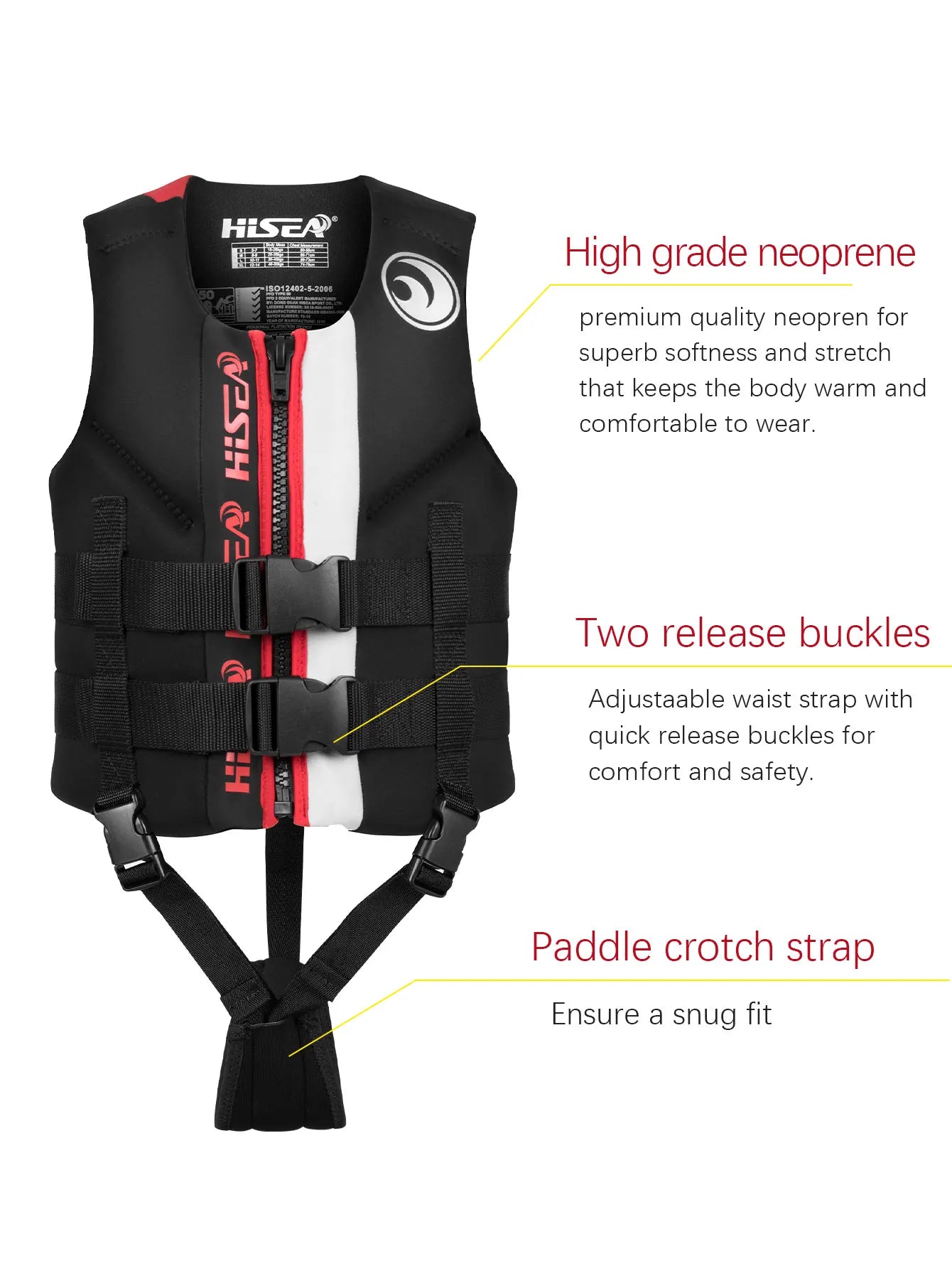 Kids Swim Vest - Adjustable Float Jacket for Boys & Girls, Safe Buoyancy Swimwear with Dual Straps, Stylish Swimming Aid Suit