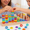 Montessori Wooden Colors Cognitive Matching Game Early Learning Educational Toys For Children Kids Logical Thinking Training