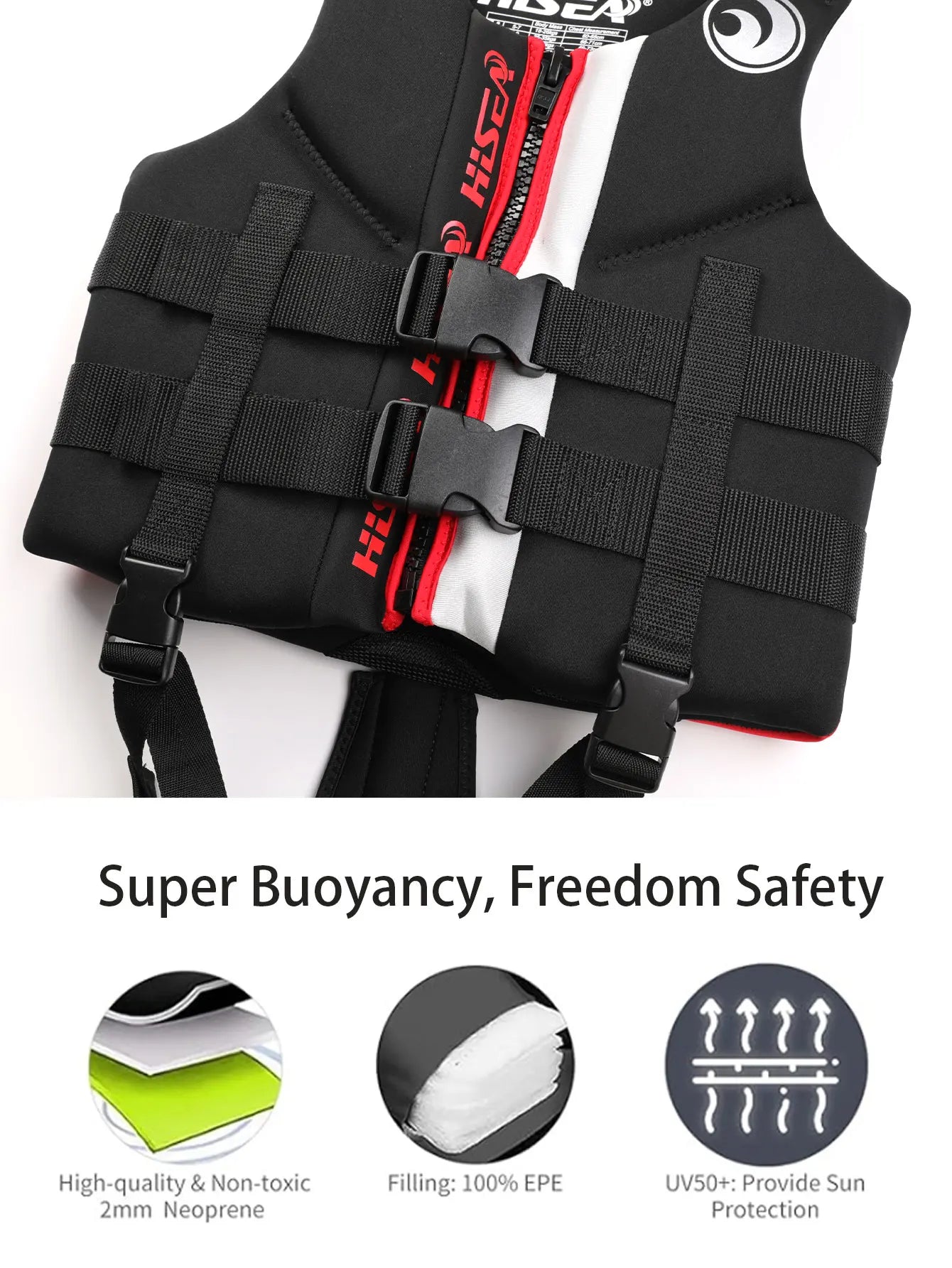 Kids Swim Vest - Adjustable Float Jacket for Boys & Girls, Safe Buoyancy Swimwear with Dual Straps, Stylish Swimming Aid Suit