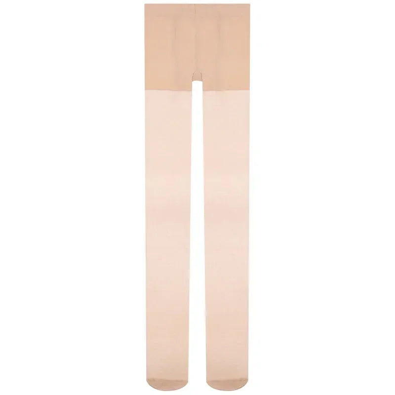 Plus Big Size Sexy Sheer Black Tights Stocking High Waist Pantyhose for Oversize Women XXXL Night Club Party Office Street Wear