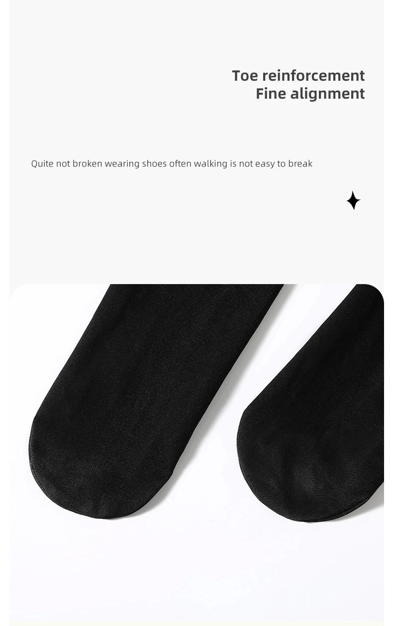 BONAS Fashion Woman Tights Sexy Pantyhose Translucent Slim Tights Elastic Velvet Pantyhose Female High Waist Stockings