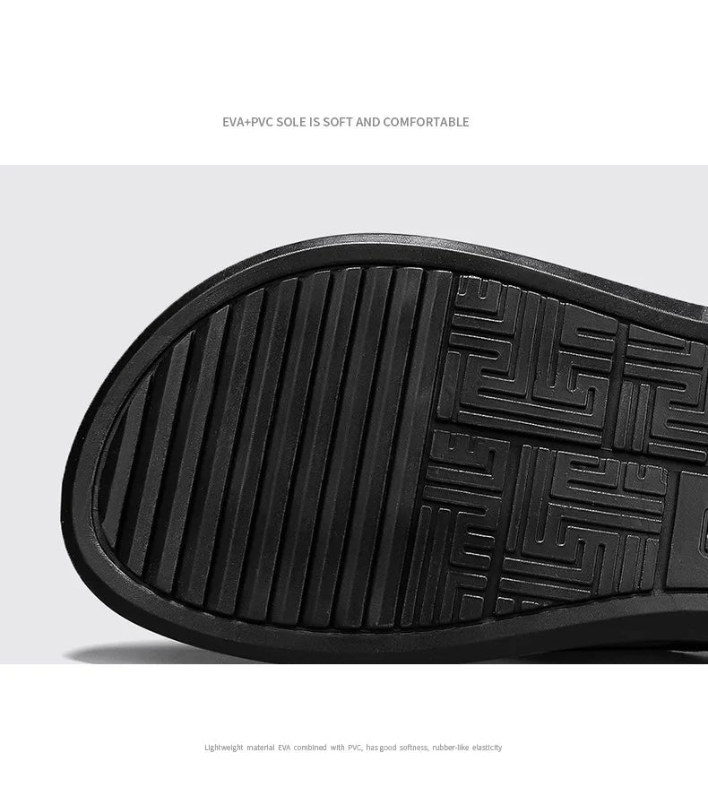 Men's Sandals for Summer, Non-Slip and Wear-Resistant, Dual-Purpose Slippers, Beach Sandals, Slippers