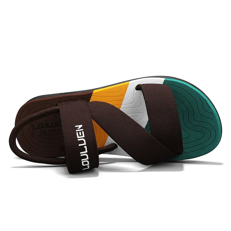 Men's Sandals for Summer, Non-Slip and Wear-Resistant, Dual-Purpose Slippers, Beach Sandals, Slippers