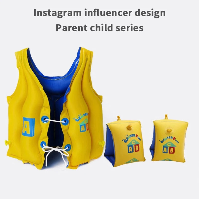 Childen Flotation Swimming Life Jacket Vest Boats Fishing Vest Swimming Drifting Vest