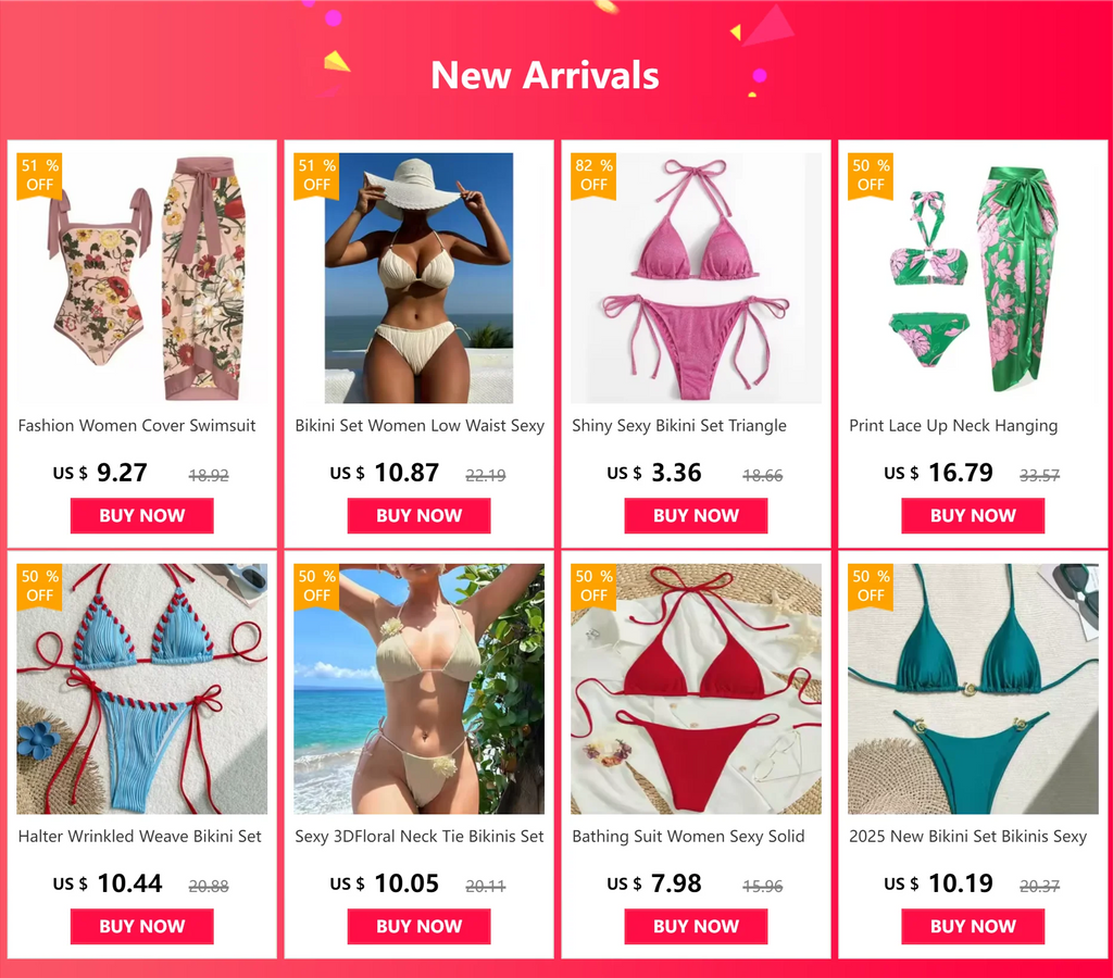 Sexy Women Thong Solid Color Bikini Set Women Side Halter Tie Swimsuit Split Strap Adjustable Brazilian Swimwear Beachwear