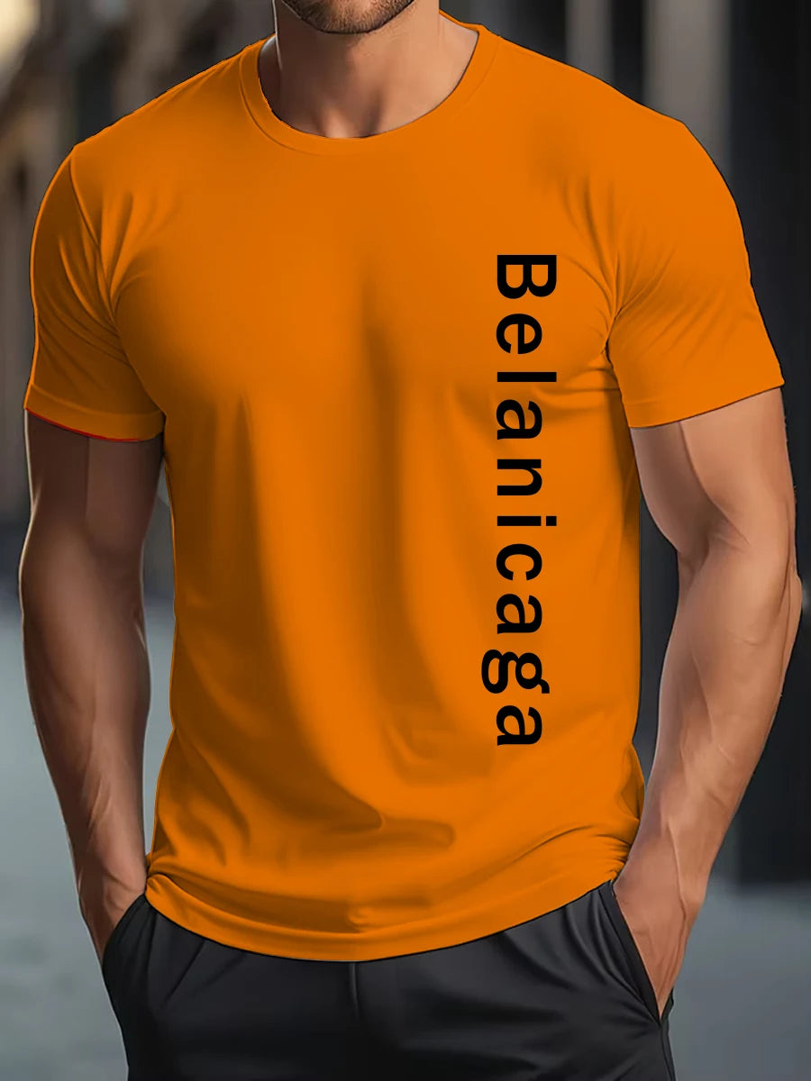 Men Luxury T Shirts High Quality Cotton Casual T Shirt for Male Designer Best Short Sleeved Vintage Trendy Tees New Cloth S-5XL