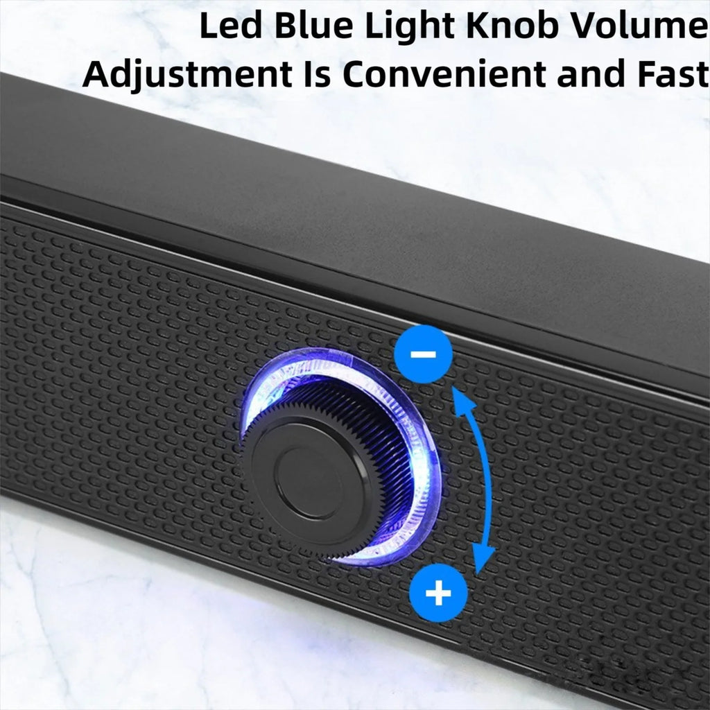 Bluetooth Computer Speaker Desktop PC Speakers Wireless Wired Soundbar Stereo Subwoofer for Laptop PC AUX 3.5mm Loudspeaker