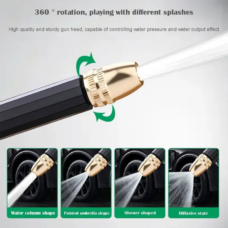 High Pressure Water Gun Car Washing Garden Watering Hose Nozzle Sprinkler Foam Jug Water Faucet Joint Quick Connector