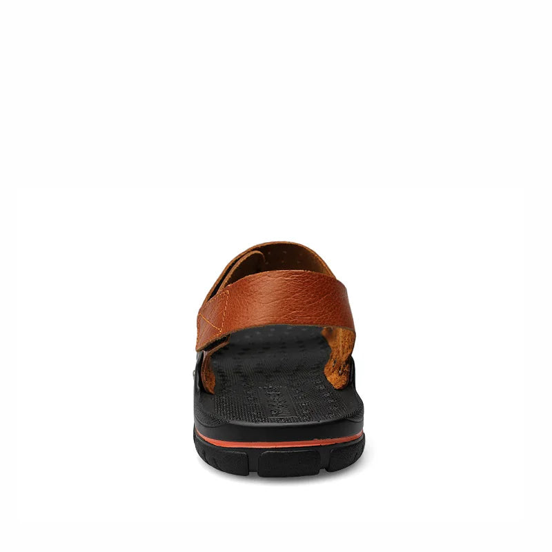 Men's New Summer Breathable Men's Sandals Fashion Trend Beach Shoes Slippers Sandals Mens Sandals Summer Genuine Leather Sandals
