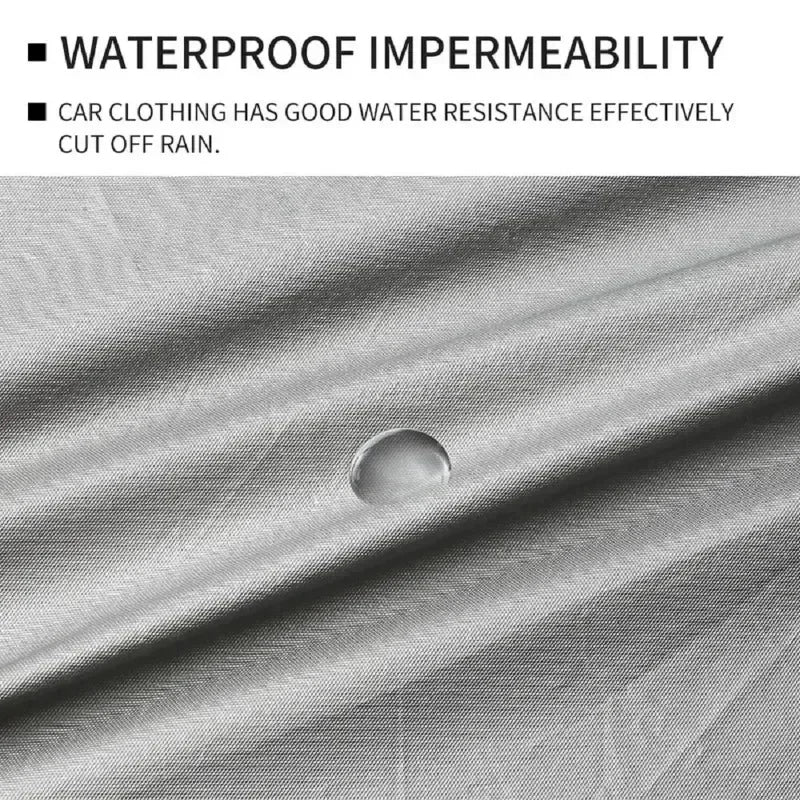 Car Cover Protection Outdoor Exterior Sun Snow UV Winter Summer SUV Sedan Auto Sunshade Dustproof Waterproof Black Silver