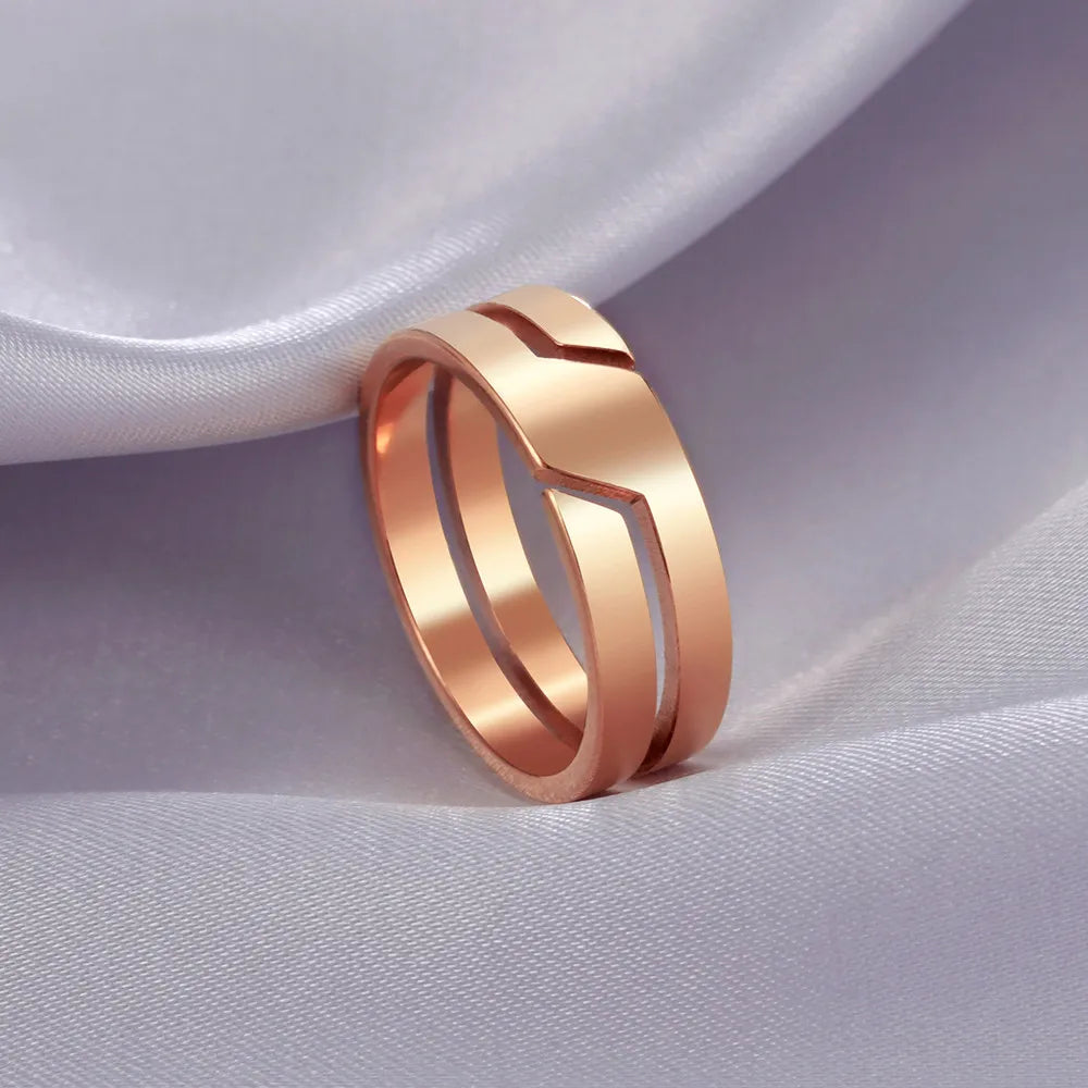 Skyrim Stainless Steel Ring for Men Women Black Minimalist Casual Finger Ring 2025 Couple Jewelry Wedding Gift for Lover