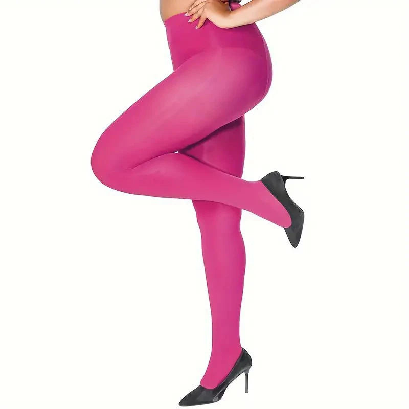 Plus Size 120D Velvet Tights For Women Sexy Solid Color Pantyhose Female 14 Colors Elastic Panty Hose Soft  Fashion Leggings New