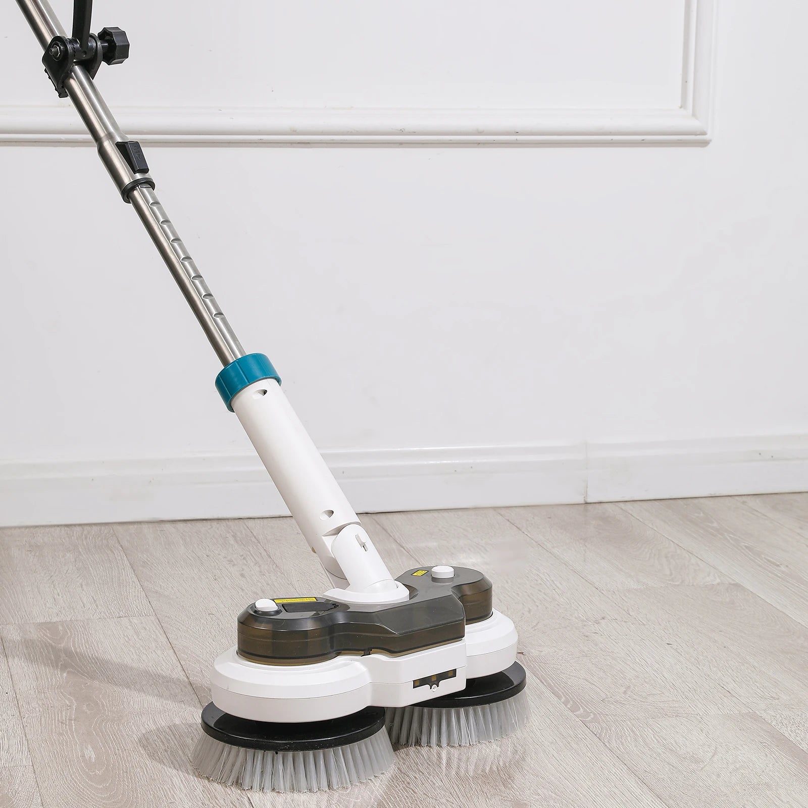 Cordless Electric Power Scrubber & Mops for Floor Cleaning, Automatic Spin Mops with Smart Display and LED light, No battery