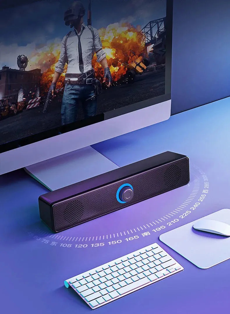 Bluetooth Computer Speaker Desktop PC Speakers Wireless Wired Soundbar Stereo Subwoofer for Laptop PC AUX 3.5mm Loudspeaker