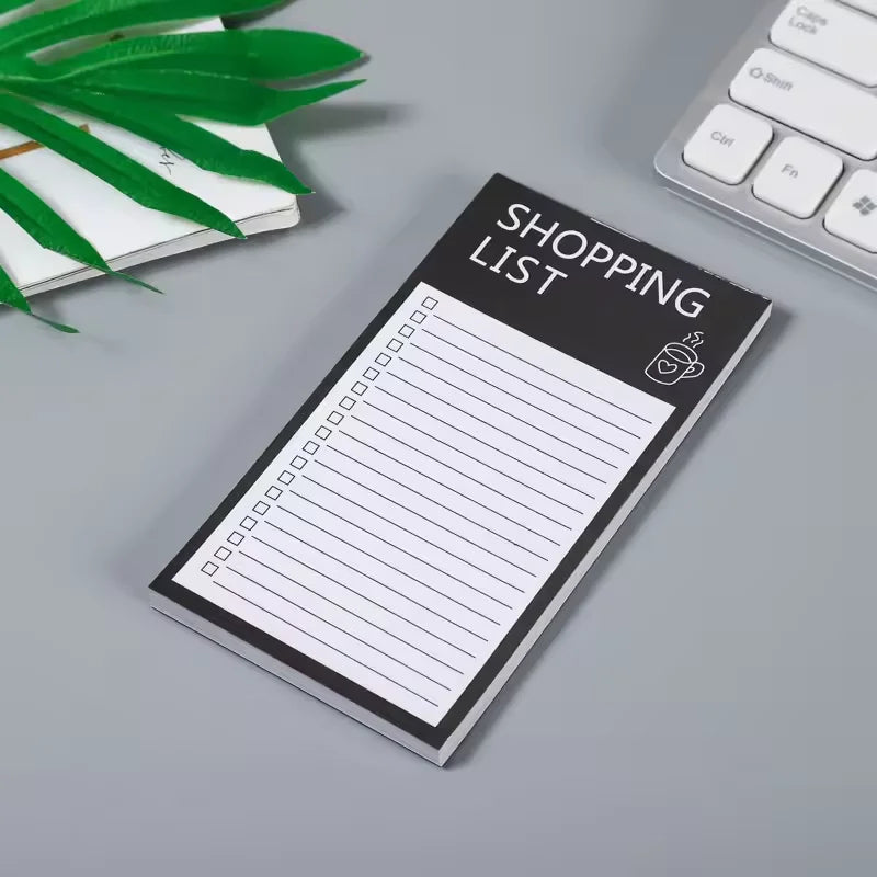 Magnetic Fridge Message Board，Portable Memo Board Sticky Notes Tearable Magnet ，Home Kitchen Shopping List Office Memo Planner