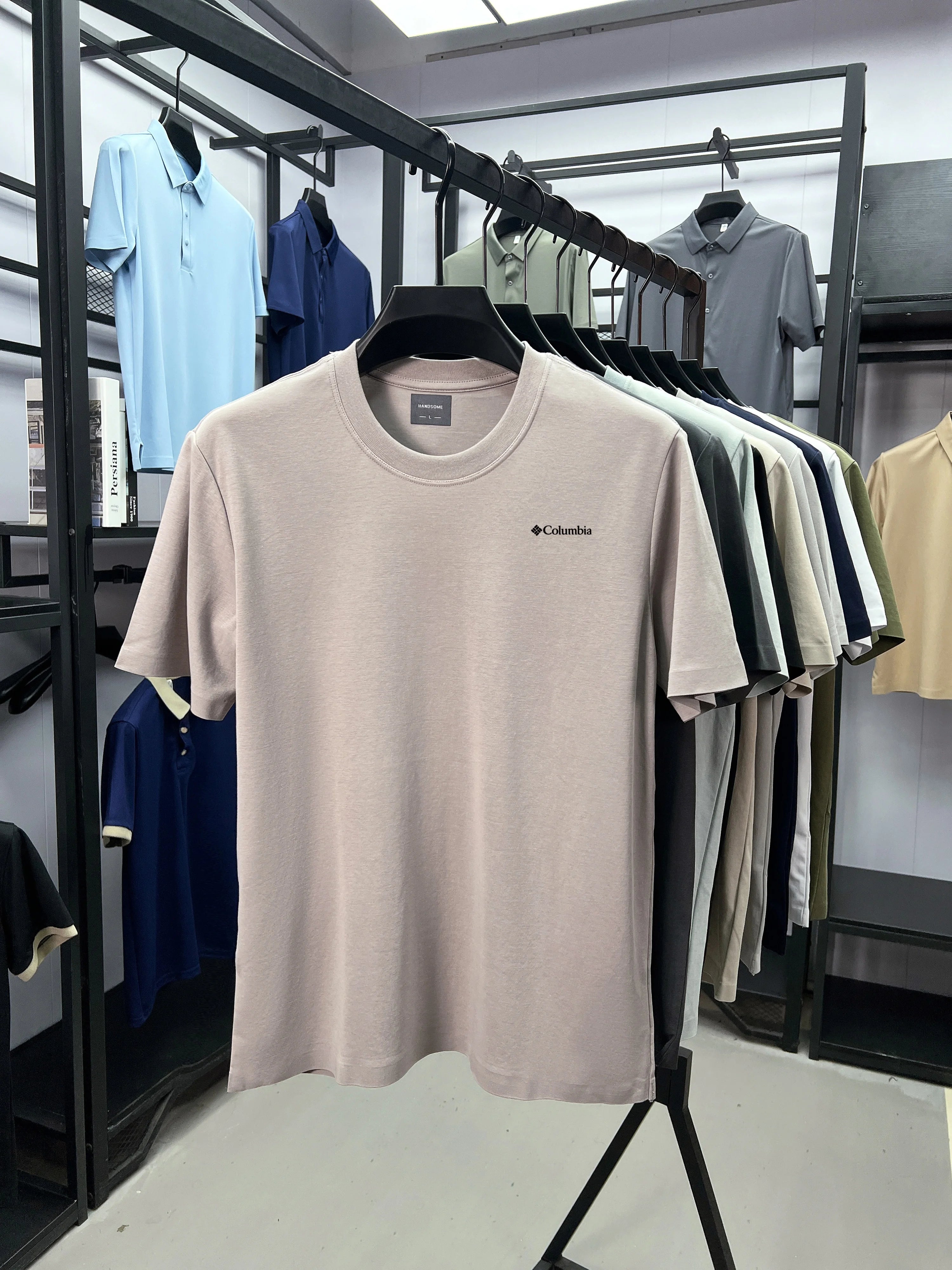 Fashion highend Tshirt men's summer new short sleeve business casual comfortable top exquisite brand embroidery best-selling top