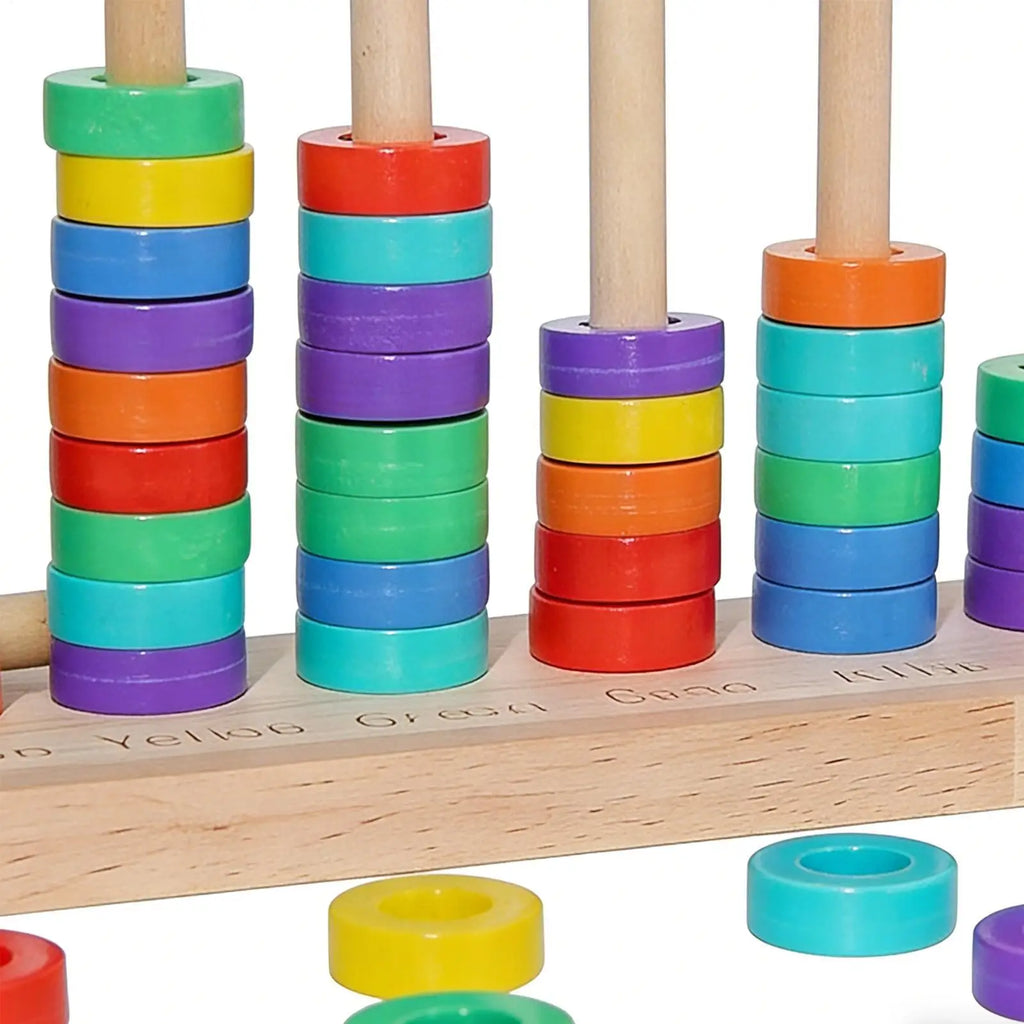 Montessori Wooden Colors Cognitive Matching Game Early Learning Educational Toys For Children Kids Logical Thinking Training