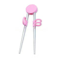 Kids Children Training Chopsticks Learning Chop Sticks Helper Reusable Tableware,Reusable Learning Helper for Children Beginner