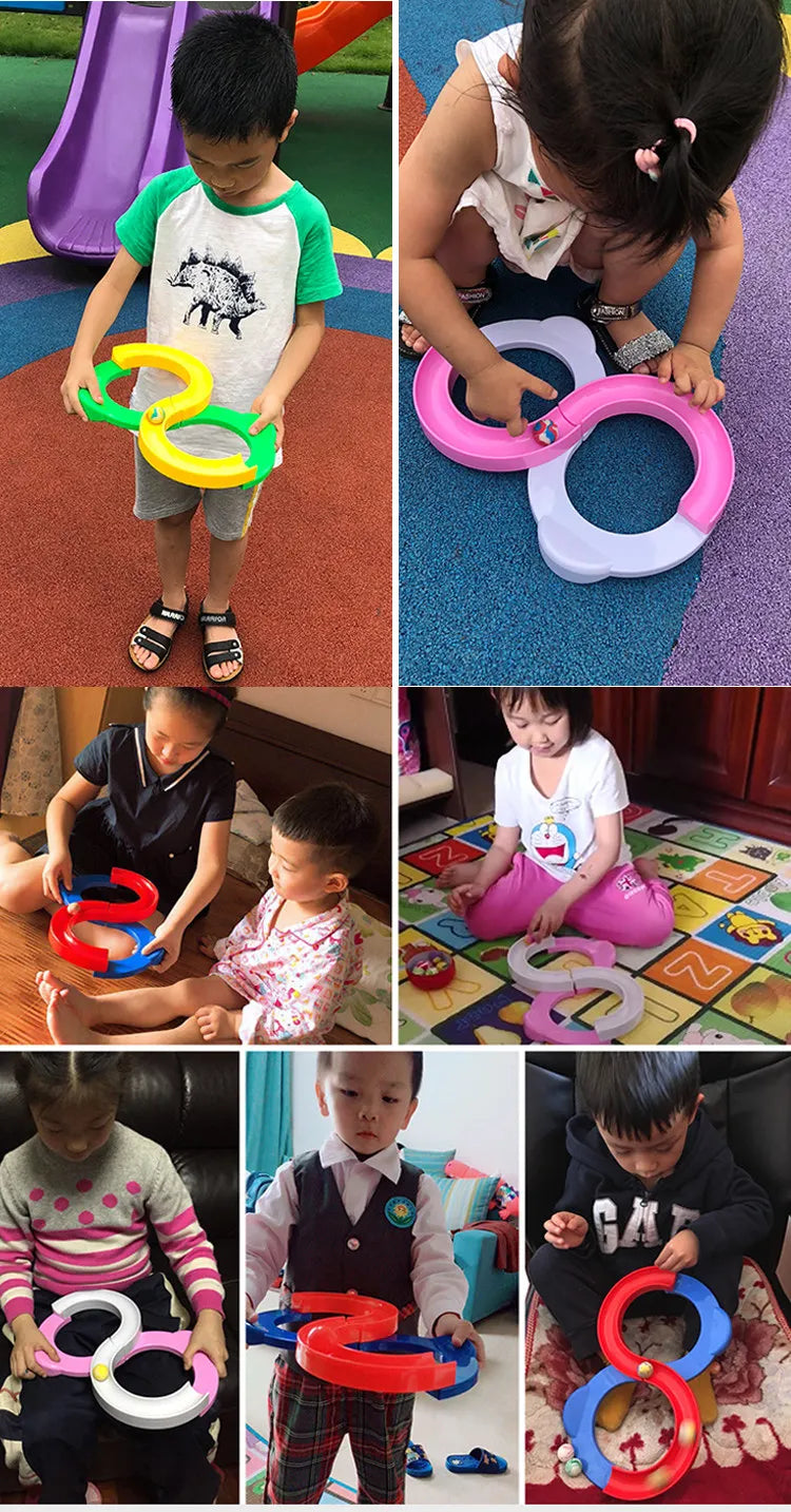 Fun Montessori kid  toy Track motion Ball Sense Training Equipment Toys To Develop Patience Training Children Toys Birthday gift