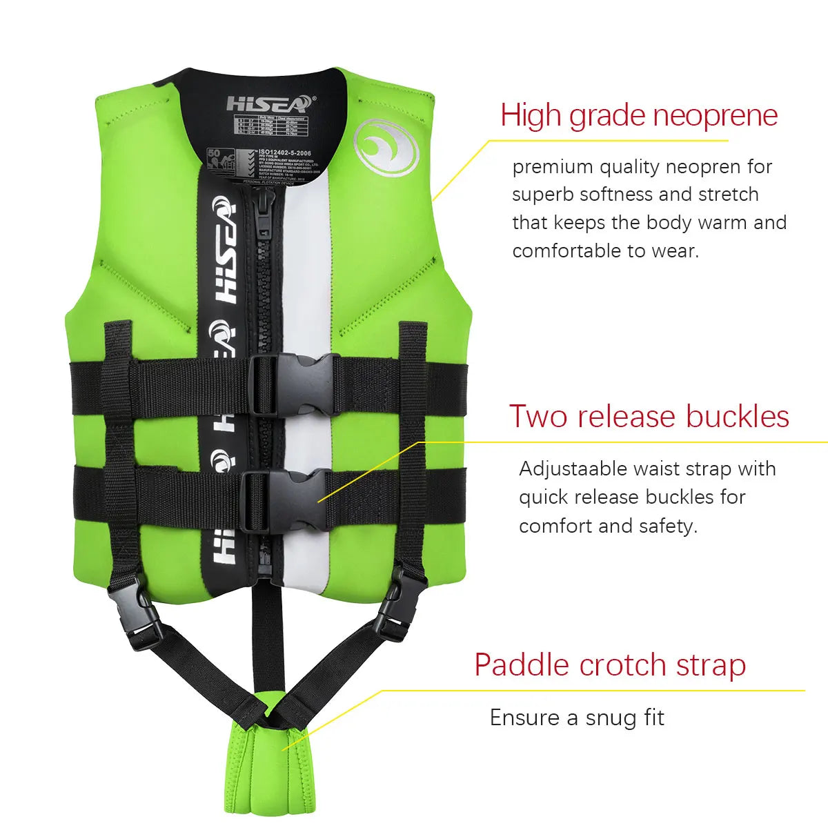 Kids Swim Vest - Adjustable Float Jacket for Boys & Girls, Safe Buoyancy Swimwear with Dual Straps, Stylish Swimming Aid Suit