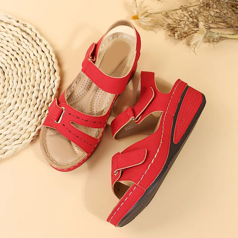 Summer Wedge Sandals for Women 2025 New Fashion Non Slip Beach Shoes Woman Lightweight Casual Platform Sandalias Mujer Plus Size