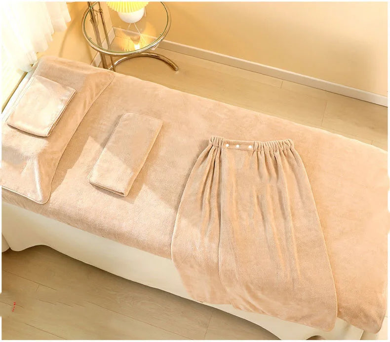 Luxury Towel Set For Hair Face Body Beauty Clinic Aesthetic Salon Spa Towels Cosmetics Makeup Studio Turban Bath Towel