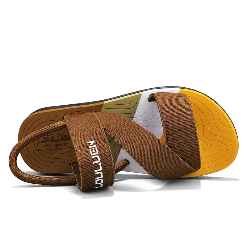 Men's Sandals for Summer, Non-Slip and Wear-Resistant, Dual-Purpose Slippers, Beach Sandals, Slippers