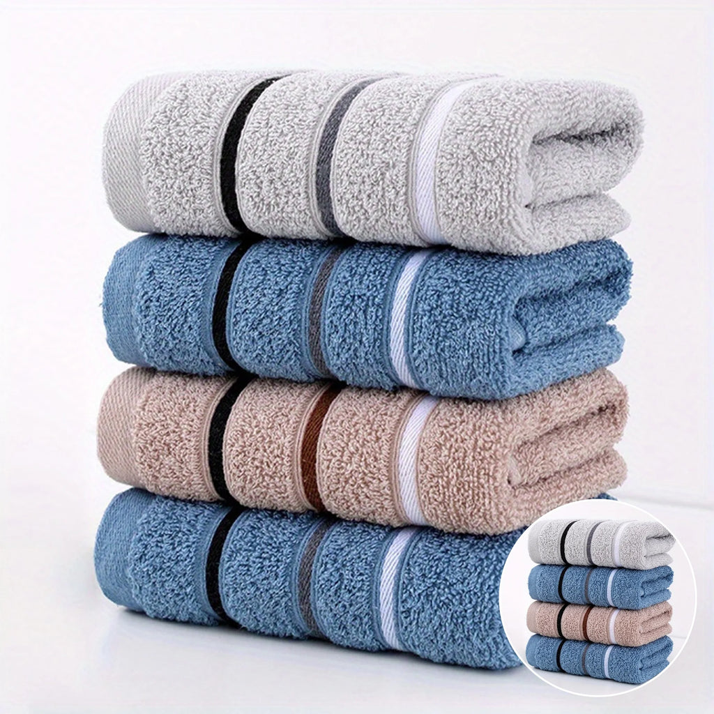 Plush Cotton Towel Set Various Colors Soft Absorbent Towels For Home Use Camping Ideal Gift for Adults And Youth