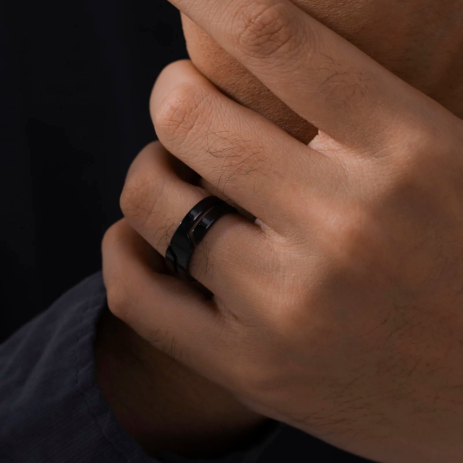 Skyrim Stainless Steel Ring for Men Women Black Minimalist Casual Finger Ring 2025 Couple Jewelry Wedding Gift for Lover
