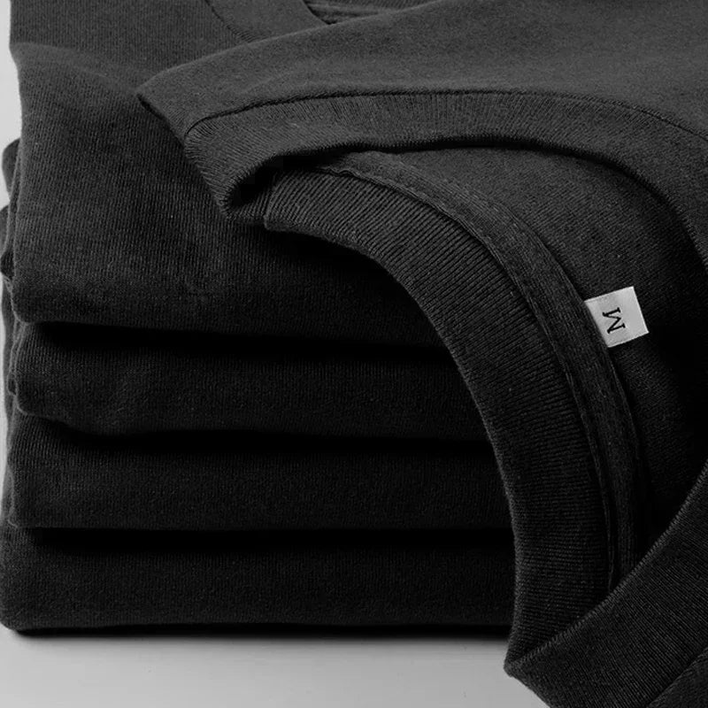 Men's Luxurious Printed Summer High-quality T-shirt 100% Pure Cotton, Relaxed and Loose Fit, Stylish and Unique, Round Neckline