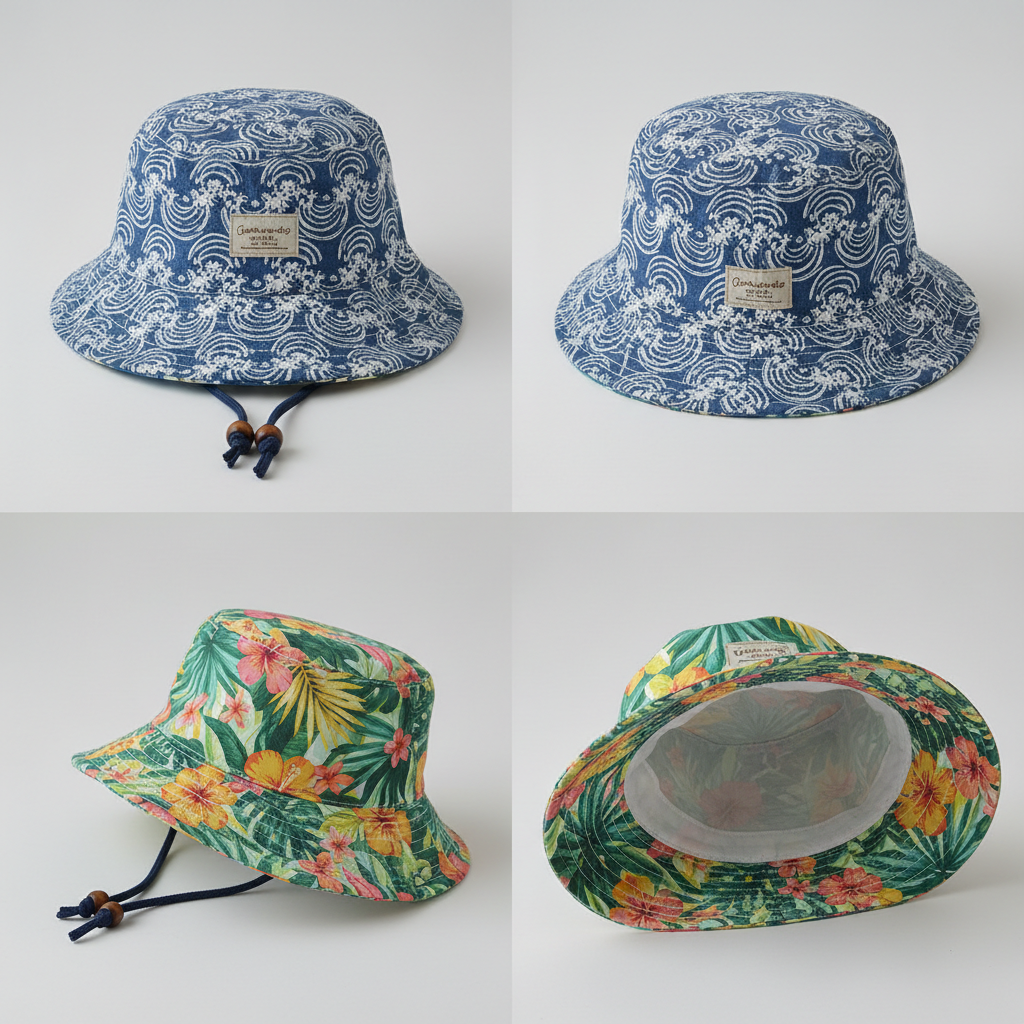 Bucket Hat - Reversible Detail