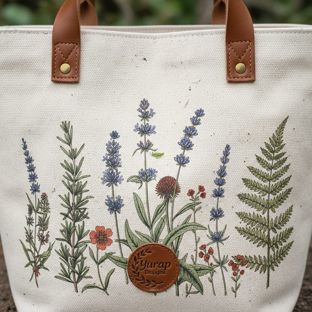 Garden Tote Detail