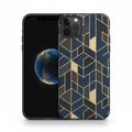 Modern custom phone case with design pattern on white background