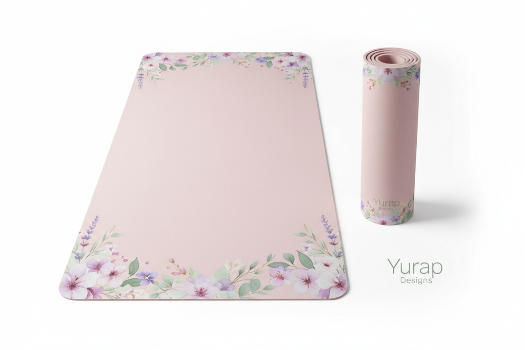 Spring Floral Yoga Mat product shot
