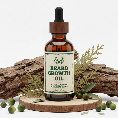 Beard Growth Oil bottle