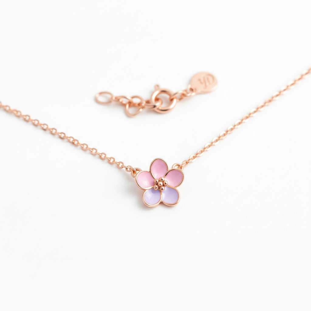 Spring Botanical Pendant Necklace product shot