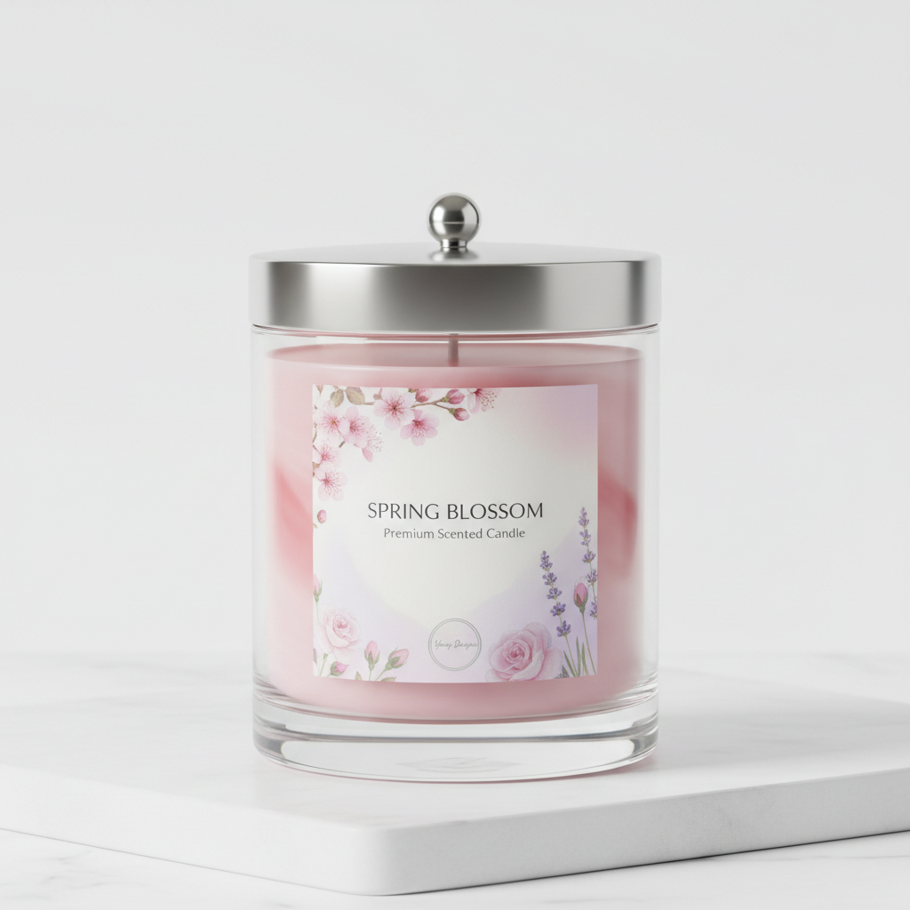Spring Blossom Scented Candle product shot