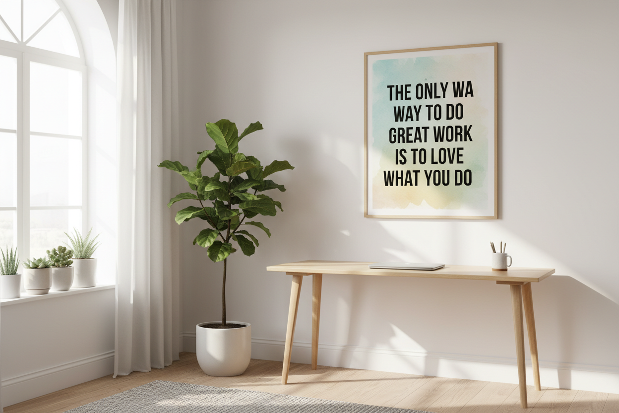 Inspirational Quote Poster Office