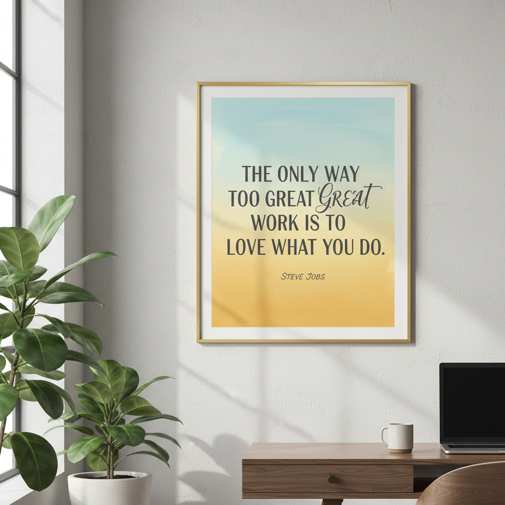 Inspirational Quote Poster