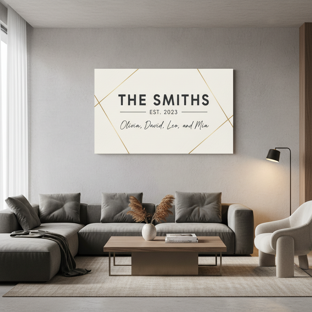 Personalized Family Wall Art