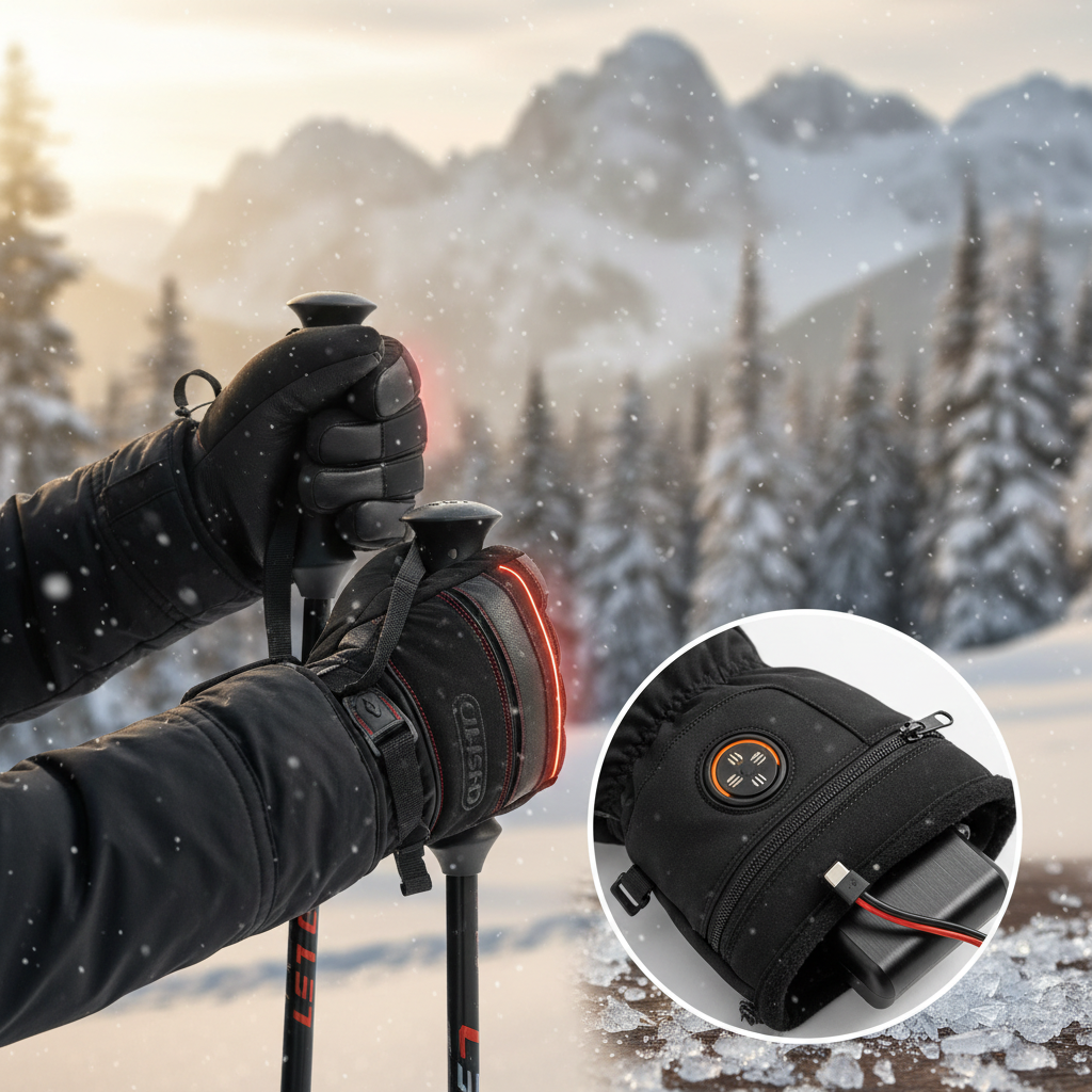 Premium Heated Gloves - Lifestyle