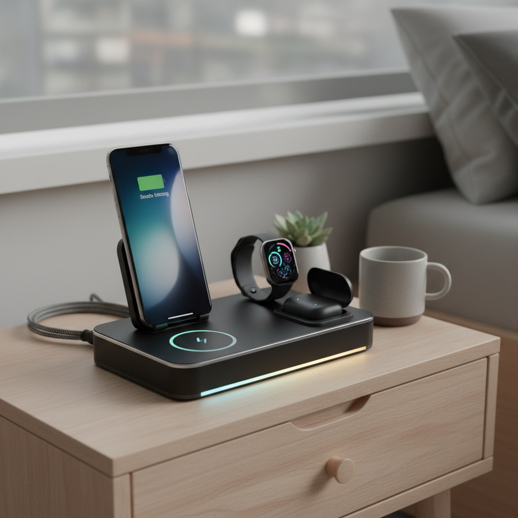 Premium Wireless Charging Station