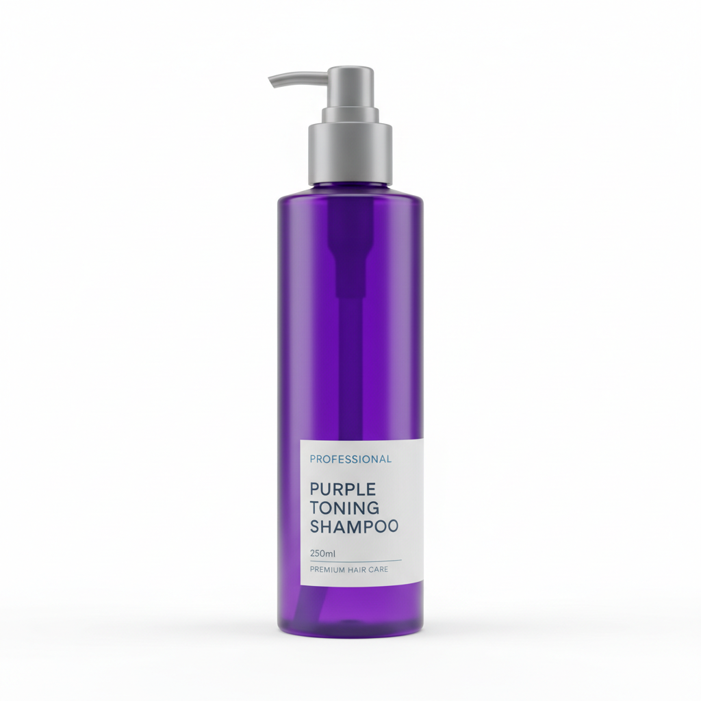 Purple Shampoo Bottle