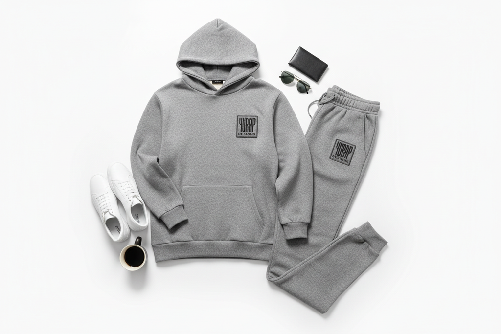 Yurap Designs Jogger Set Flat Lay