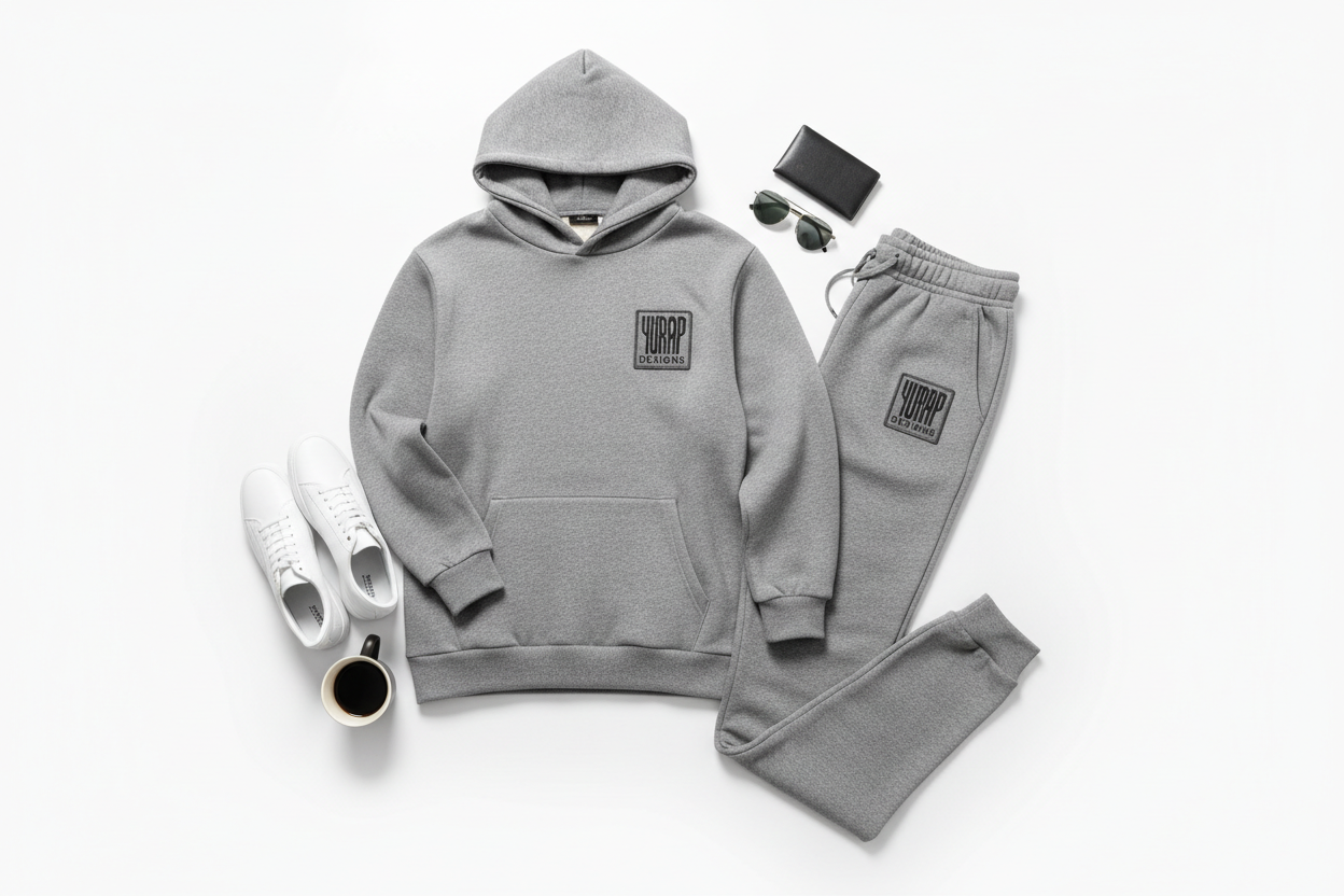 Yurap Designs Jogger Set Flat Lay
